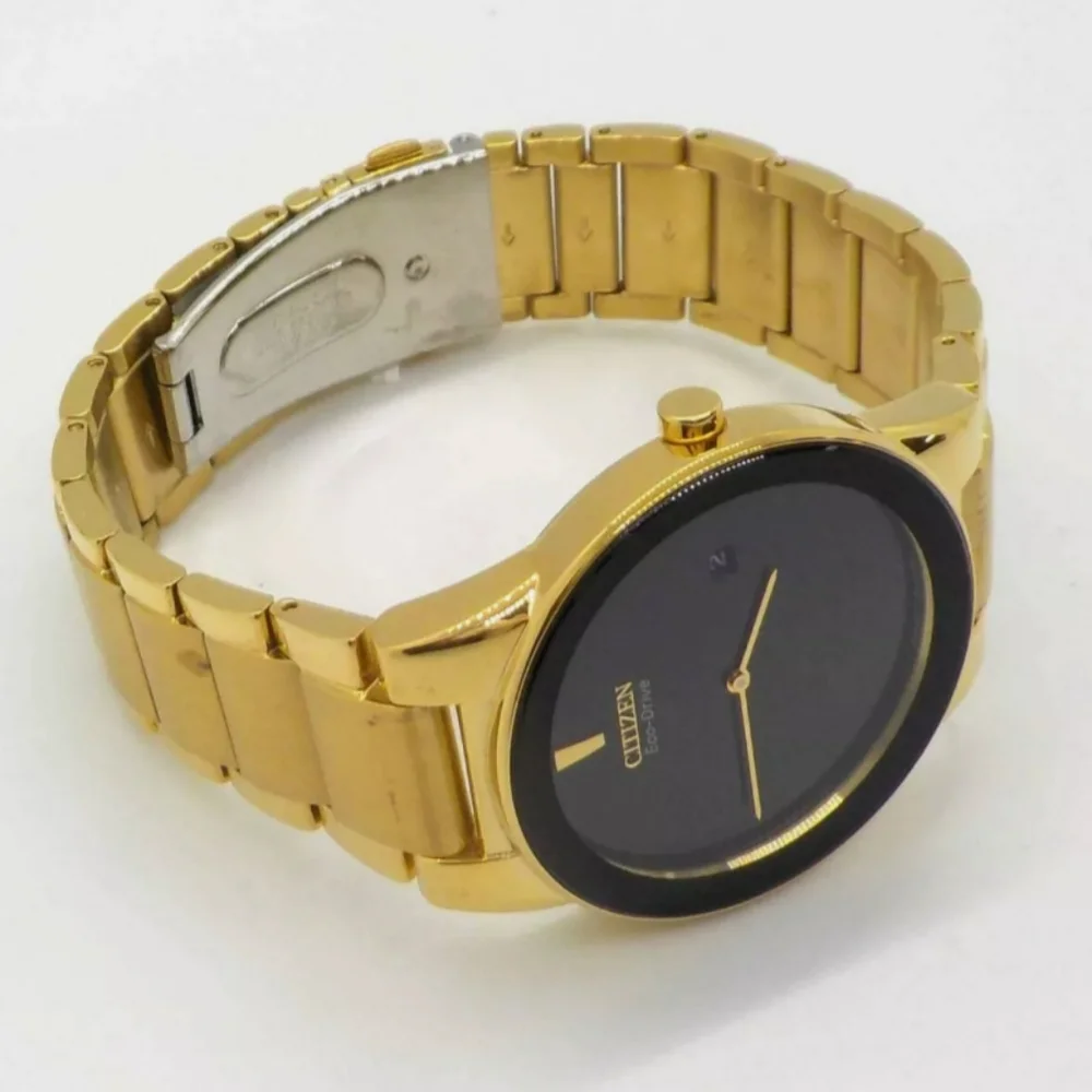***NEW*** CitizenAxiom Black Dial Gold-tone Men's Watch AU1062-56E - Picture 7 of 13